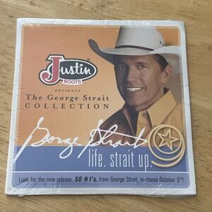 Justin Boots presents GEORGE STRAIT COLLECTION Brand New SEALED 2004 Promo CD
